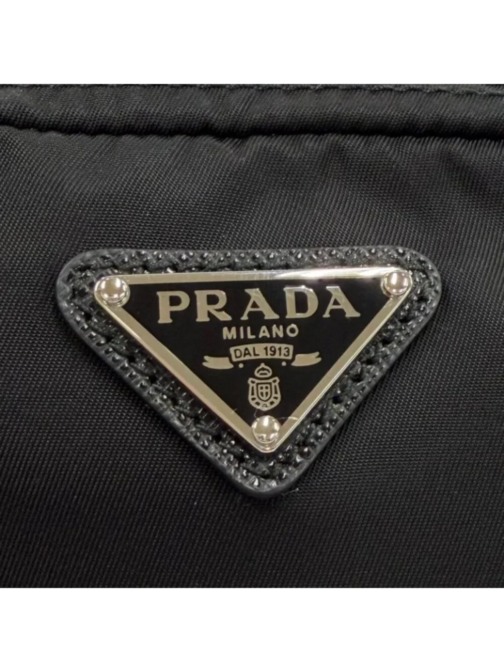 Prada Micro Re-Nylon Pouch Frid Triangle Logo Makeup Black Included